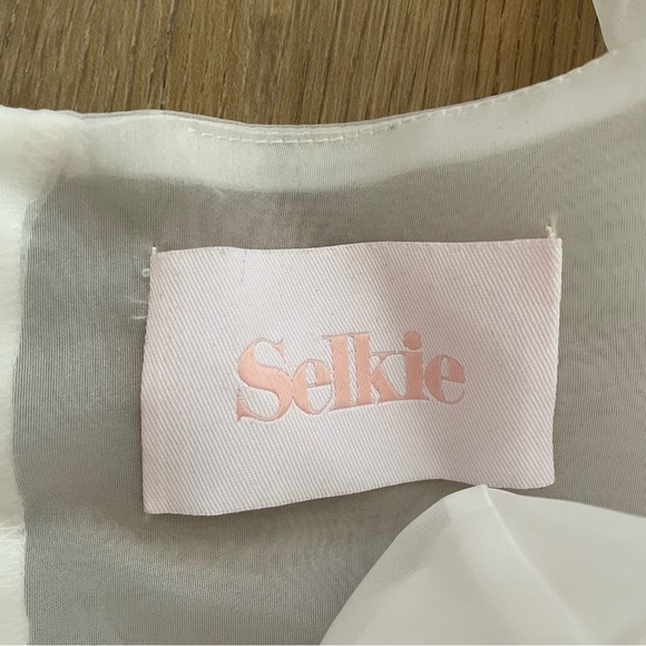 Selkie The Ivory Puff Dress - Picture 9 of 10